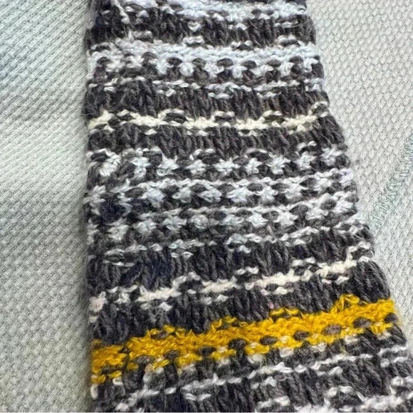 Free People Womens Newbie Ski Lodge Knit Cuff Thermal Henley Top Sz SP Lake Blue - Picture 7 of 11